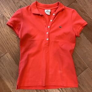 Lacoste Orange Polo